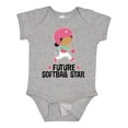 thumbnail image 1 of Inktastic Future Softball Star Cute Girls Girls Baby Bodysuit, 1 of 5