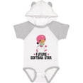 thumbnail image 1 of Inktastic Future Softball Star Cute Girls Girls Baby Bodysuit, 1 of 5