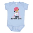 thumbnail image 1 of Inktastic Future Softball Star Cute Girls Girls Baby Bodysuit, 1 of 5