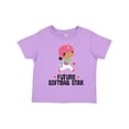 thumbnail image 1 of Inktastic Future Softball Star Cute Girls Girls Toddler T-Shirt, 1 of 5