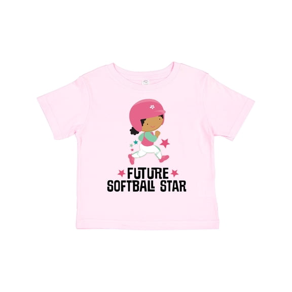 Inktastic Future Softball Star Cute Girls Girls Toddler T-Shirt