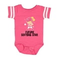thumbnail image 1 of Inktastic Future Softball Star Girl Girls Baby Bodysuit, 1 of 5