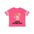 thumbnail image 1 of Inktastic Future Softball Star Girl Girls Toddler T-Shirt, 1 of 5