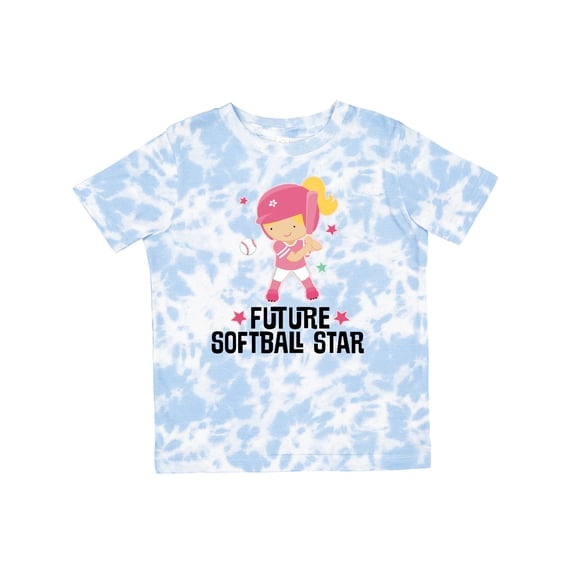 Inktastic Future Softball Star Girl Girls Toddler T-Shirt