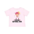 thumbnail image 1 of Inktastic Future Softball Star Girl Girls Toddler T-Shirt, 1 of 5