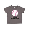 thumbnail image 1 of Inktastic Future Softball Star Sports Girls Toddler T-Shirt, 1 of 5