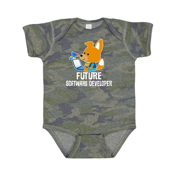 Inktastic Future Software Developer Boys Baby Bodysuit