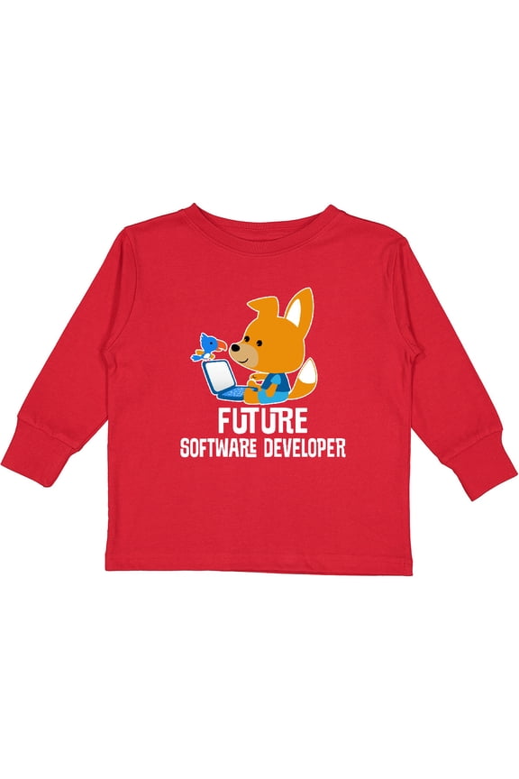 Future Software Developer Boys Long Sleeve Toddler T-Shirt