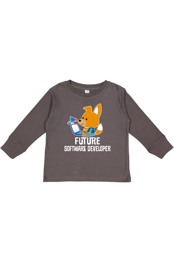 Future Software Developer Boys Long Sleeve Toddler T-Shirt
