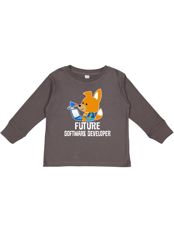 Future Software Developer Boys Long Sleeve Toddler T-Shirt