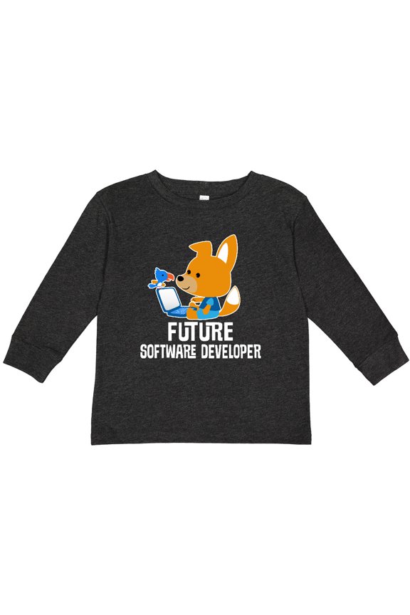 Future Software Developer Boys Long Sleeve Toddler T-Shirt