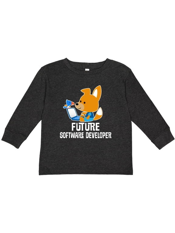 Future Software Developer Boys Long Sleeve Toddler T-Shirt