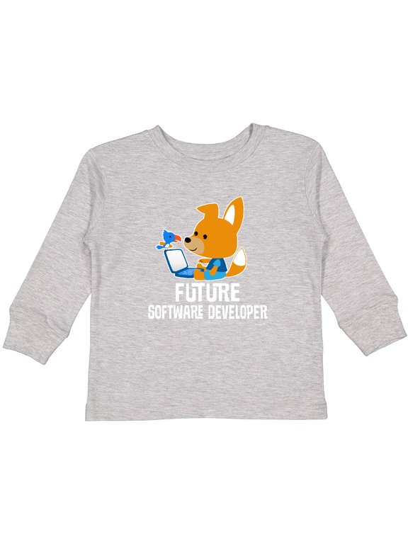 Future Software Developer Boys Long Sleeve Toddler T-Shirt