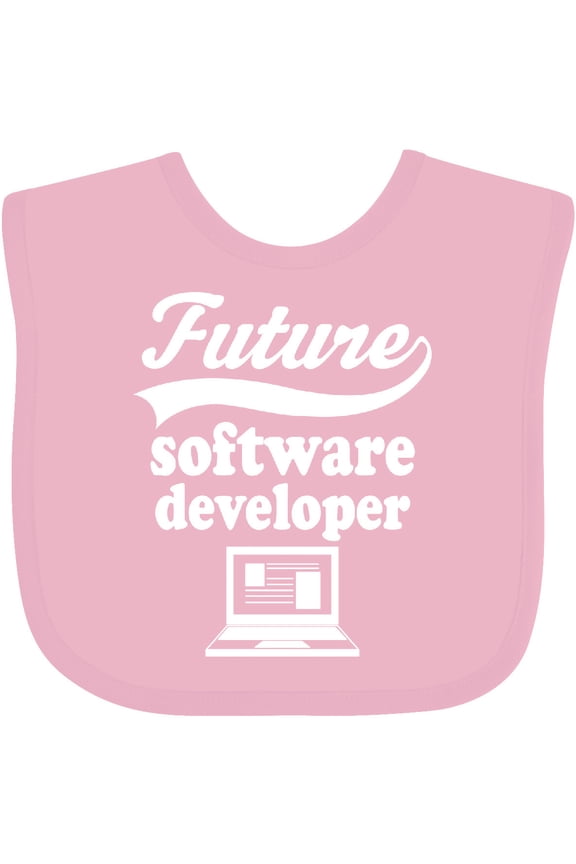 Future Software Developer Shirt Childs Job Boys or Girls Baby Bib