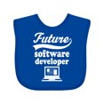 thumbnail image 1 of Inktastic Future Software Developer Shirt Childs Job Boys or Girls Baby Bib, 1 of 4