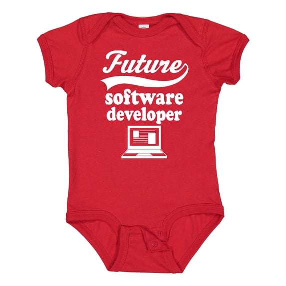 Inktastic Future Software Developer Shirt Childs Job Boys or Girls Baby Bodysuit