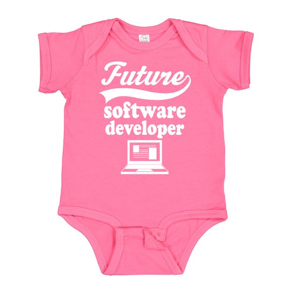 Inktastic Future Software Developer Shirt Childs Job Boys or Girls Baby Bodysuit