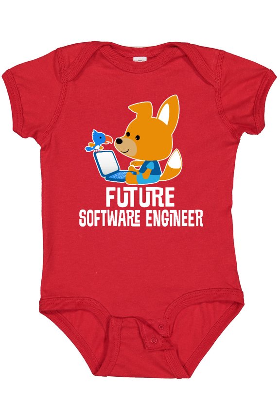 Future Software Engineer Boys or Girls Baby Bodysuit