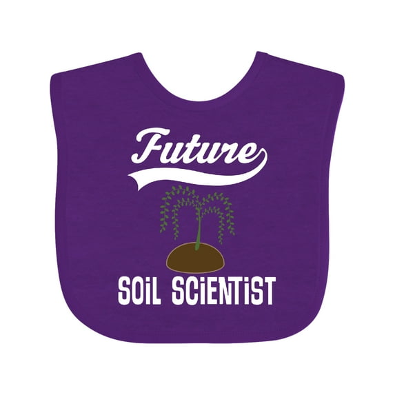 Inktastic Future Soil Scientist Boys or Girls Baby Bib