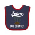thumbnail image 1 of Inktastic Future Soil Scientist Boys or Girls Baby Bib, 1 of 4