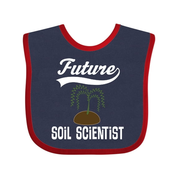 Inktastic Future Soil Scientist Boys or Girls Baby Bib