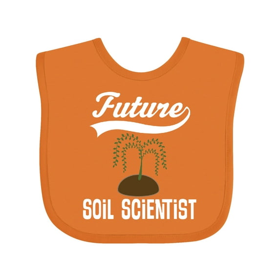 Inktastic Future Soil Scientist Boys or Girls Baby Bib