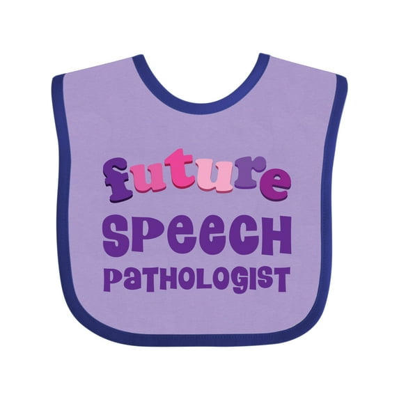 Inktastic Future Speech Pathologist Boys or Girls Baby Bib