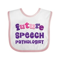 Inktastic Future Speech Pathologist Boys or Girls Baby Bib