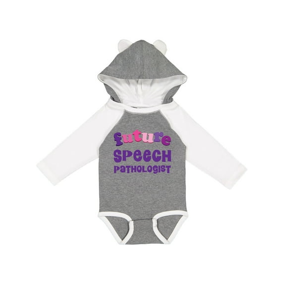Inktastic Future Speech Pathologist Boys or Girls Long Sleeve Baby Bodysuit