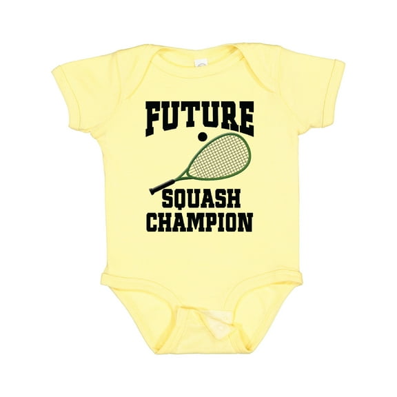 Inktastic Future Squash Player Champion Boys or Girls Baby Bodysuit