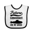 thumbnail image 1 of Inktastic Future Submariner Like Daddy Boys or Girls Baby Bib, 1 of 4