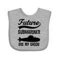 thumbnail image 1 of Inktastic Future Submariner Like Daddy Boys or Girls Baby Bib, 1 of 4