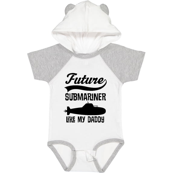 Inktastic Future Submariner Like Daddy Boys or Girls Baby Bodysuit