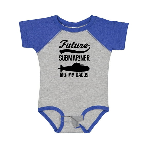 Inktastic Future Submariner Like Daddy Boys or Girls Baby Bodysuit