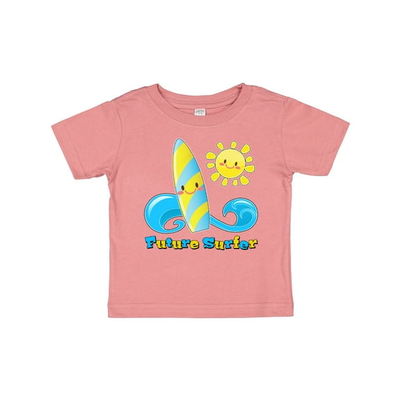 Inktastic Future Surfer- Surfboard and Sun Boys or Girls Baby T-Shirt