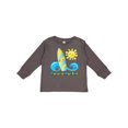 thumbnail image 1 of Inktastic Future Surfer- Surfboard and Sun Boys or Girls Long Sleeve Toddler T-Shirt, 1 of 5