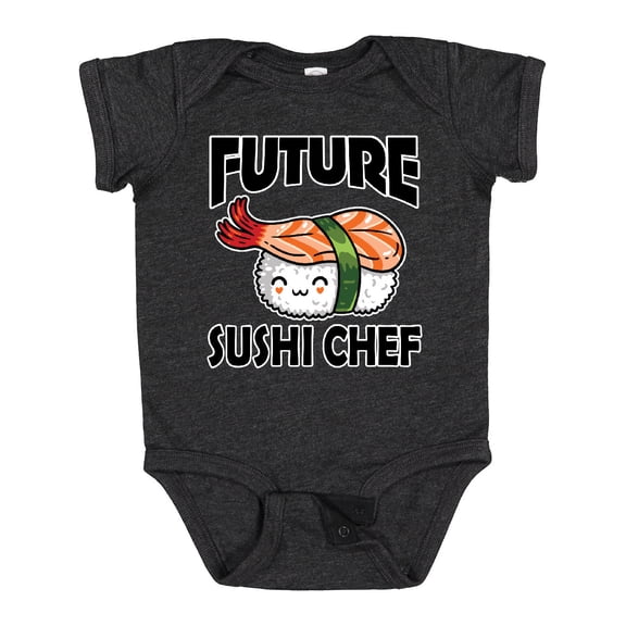 Inktastic Future Sushi Chef Baby Clothes Boys or Girls Baby Bodysuit