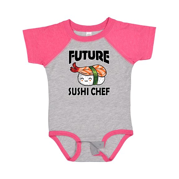 Inktastic Future Sushi Chef Baby Clothes Boys or Girls Baby Bodysuit