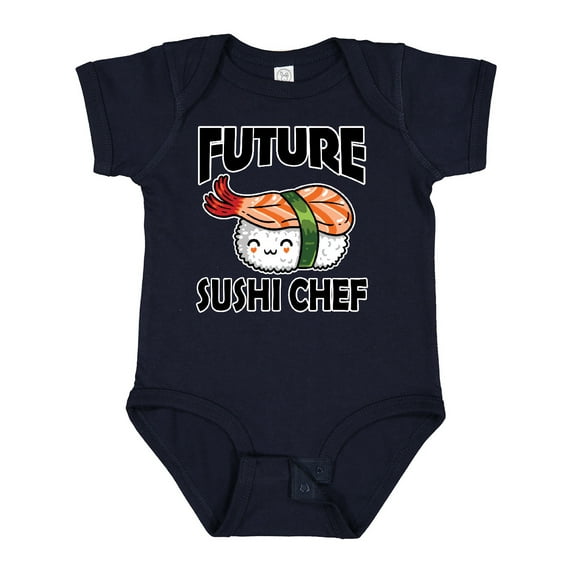 Inktastic Future Sushi Chef Baby Clothes Boys or Girls Baby Bodysuit