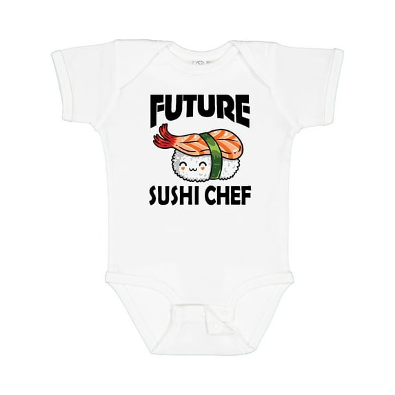 Inktastic Future Sushi Chef Baby Clothes Boys or Girls Baby Bodysuit