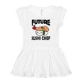 thumbnail image 1 of Inktastic Future Sushi Chef Baby Clothes Girls Baby Dress, 1 of 5