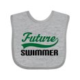 thumbnail image 1 of Inktastic Future Swimmer Boys Baby Bib, 1 of 4