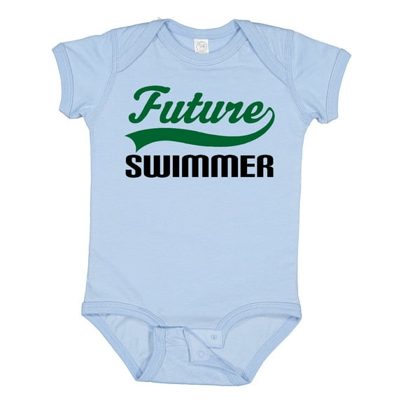 Inktastic Future Swimmer Boys Baby Bodysuit