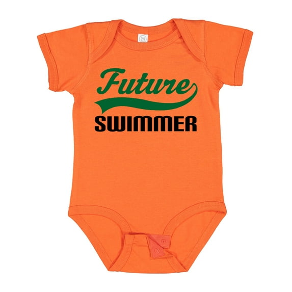 Inktastic Future Swimmer Boys Baby Bodysuit