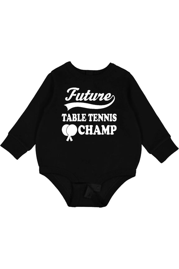 Future Table Tennis Champ Baby Fleece Bodysuit