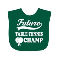 Inktastic Future Table Tennis Champ Boys or Girls Baby Bib
