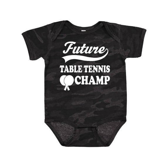 Inktastic Future Table Tennis Champ Boys or Girls Baby Bodysuit