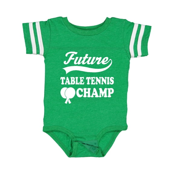 Inktastic Future Table Tennis Champ Boys or Girls Baby Bodysuit