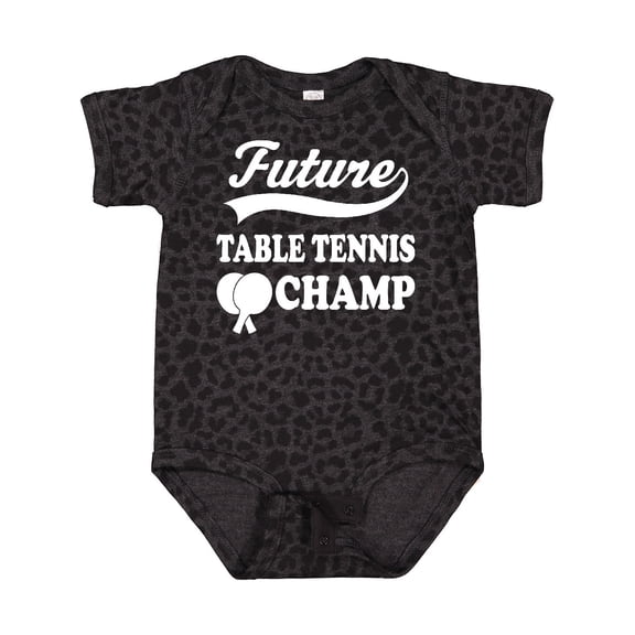 Inktastic Future Table Tennis Champ Boys or Girls Baby Bodysuit