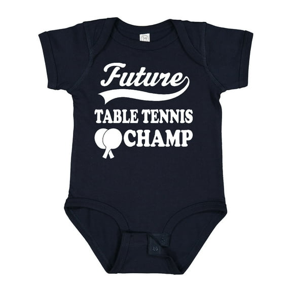 Inktastic Future Table Tennis Champ Boys or Girls Baby Bodysuit